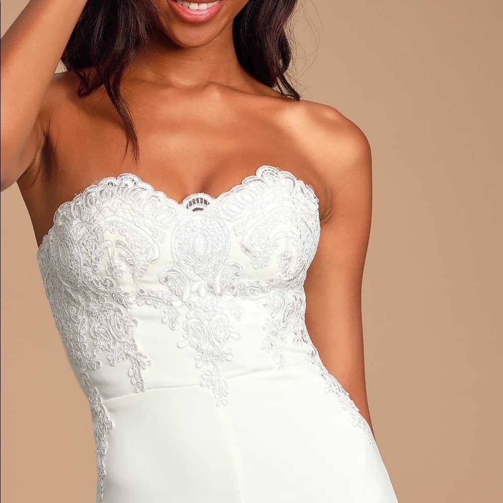 All your heart white jumpsuit from lulus